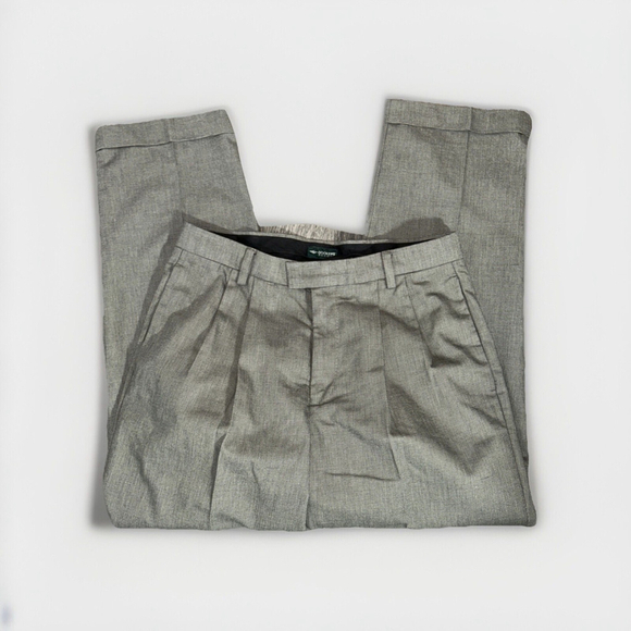 DOCKERS Other - Dockers Recode 34X30 Cotton Microfiber Check Pattern Pleated Front Slacks Pants